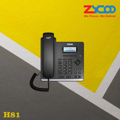 DC 5V/0.6A Wifi Telefono fisso Voip 4.3W per dipendenti aziendali