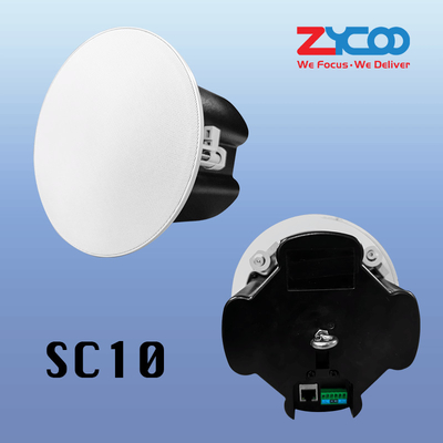 Gli altoparlanti dell'interno del soffitto permessi a SORSATA del sistema di altoparlante di PA del IP SC10 con il PoE hanno sostenuto 10W