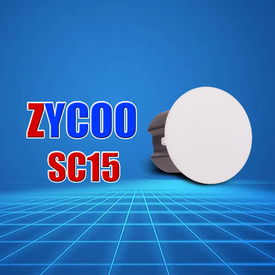 Sistema di altoparlanti IP PA abilitato SIP Altoparlanti da soffitto IP per interni con PoE supportato