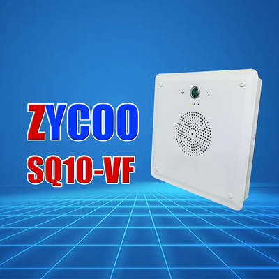 Altoparlante di rete IP da incasso bianco con videocamera HD integrata