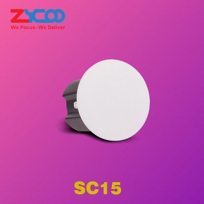Zycoo SC15 7.2 X 6.3 In Sip Altoparlante cercapersone Mono Acoustics Poe Altoparlante alimentato